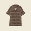 Chemise manches courtes beige homme