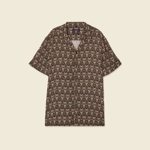 chemise manches courtes beige homme Chemise manches courtes beige homme