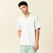 Chemise manches courtes vert homme