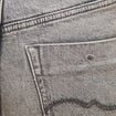 Jeans mom 7/8&egrave;me denim gris femme