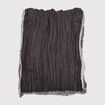 Foulard froiss&eacute; noir homme