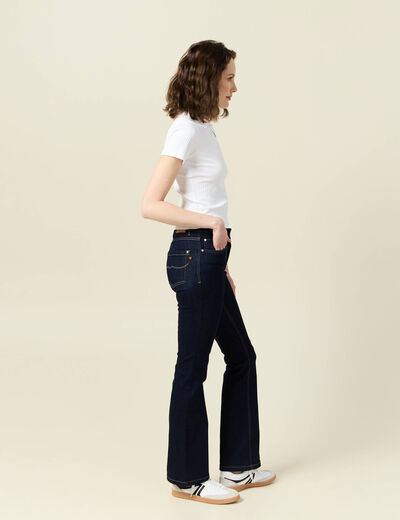 Polo manches courtes blanc femme