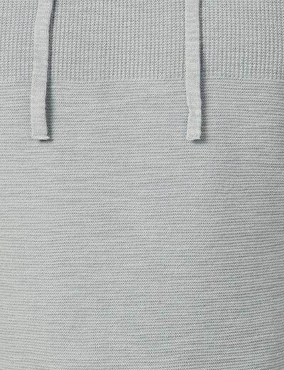 Pull à capuche bleu gris homme