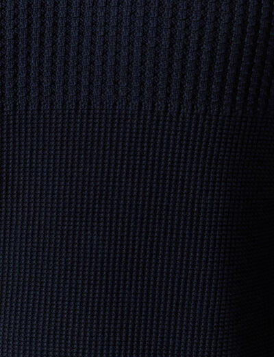 Pull manches longues fabriqué en France bleu marine homme