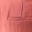 Pantalon large à pinces vieux rose femme