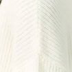 Pull col rond manches longues ecru femme
