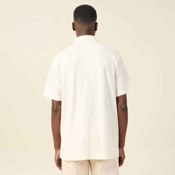 chemise manches courtes ecru homme Chemise manches courtes ecru homme