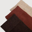 Lot de 3 paires de chaussettes hautes marron fonc&eacute; homme
