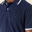 Polo éco-responsable bleu marine homme
