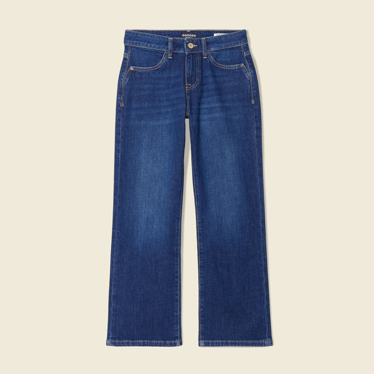 Jeans éco-responsable denim stone femme