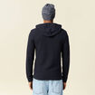 T-shirt à capuche bleu marine homme