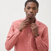 Chemise manches longues rose homme