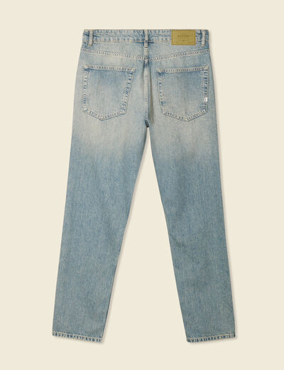 Jeans straight taille tapered denim dirty homme