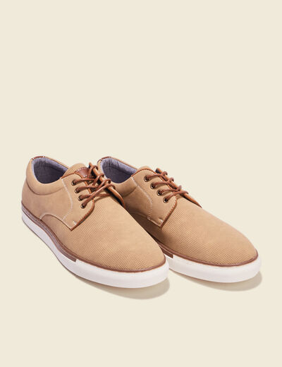 Tennis à lacets sable homme