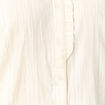 Chemise manches longues creme femme