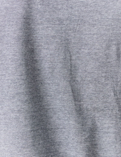 T-shirt cintr&eacute; col rond manches courtes bleu marine homme