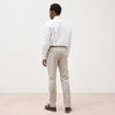 Pantalon chino avec ceinture beige homme