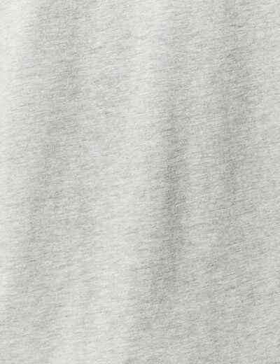 Ensemble pyjama 2 pièces gris clair homme