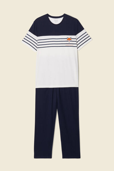 Pyjama éco-responsable ecru homme