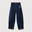 Jeans barrel taille standard denim stone femme