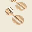 Boucles d'oreilles pendantes couleur or femme