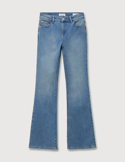Jeans bootcut bleu femme