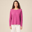 T-shirt manches longues violet clair femme