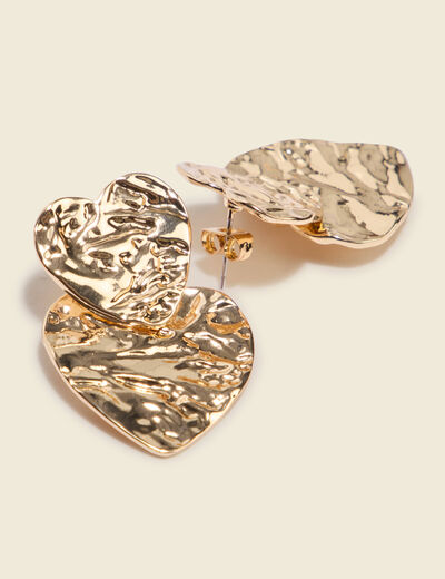 Boucles d'oreilles couleur or femme