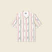 Chemise manches courtes bleu foncé homme