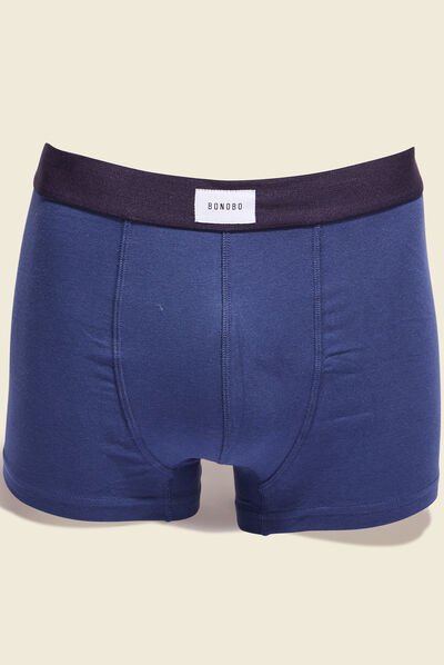 Lot 2 boxers bleu marine homme