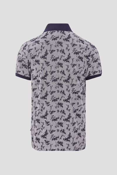 Polo manches courtes bleu foncé homme