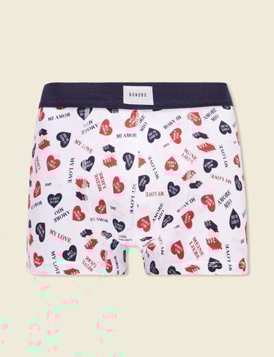Lot 2 boxers bleu marine homme