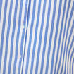Chemise manches 3/4 bleu femme