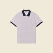 Polo éco-responsable blanc homme