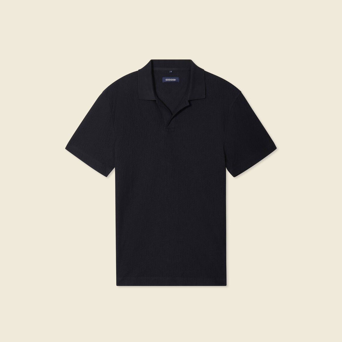 Polo manches courtes noir homme