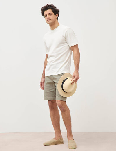 Bermuda vert kaki homme