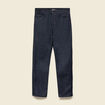 Jeans straight longueur 32 en coton denim brut rinse homme