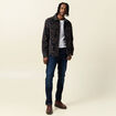 Jeans slim éco-responsable denim brut homme