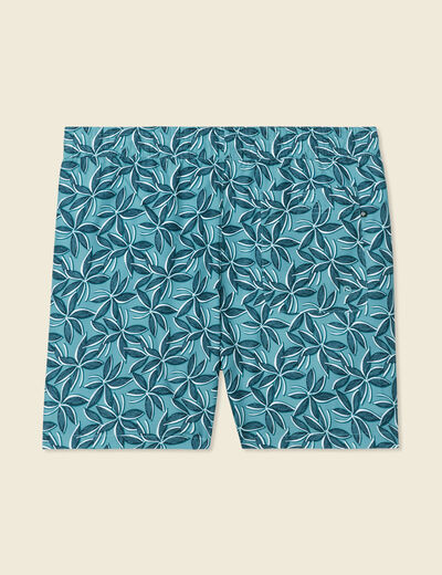 Short de bain bleu pétrole homme