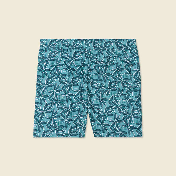 Short de bain bleu pétrole homme