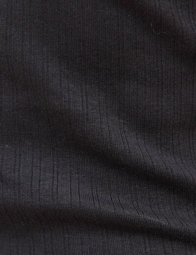 D&eacute;bardeur 2 en 1 avec brassi&egrave;re int&eacute;gr&eacute;e noir femme