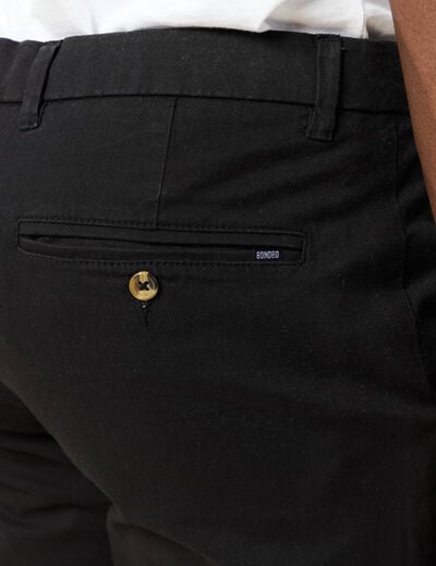 Pantalon chino longueur 32 noir homme