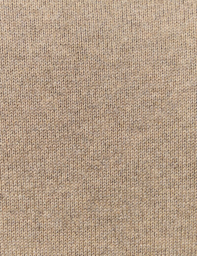 Pull manches longues taupe homme