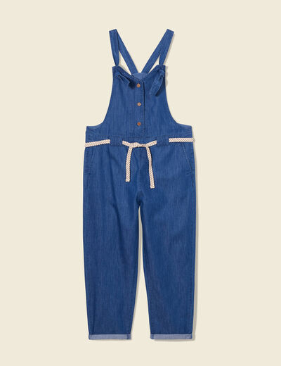 Salopette en denim denim stone femme