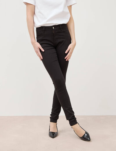 Pantalon Audrey - skinny push up gris fonc&eacute; femme