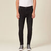 Jeans tapered 5 poches denim noir homme