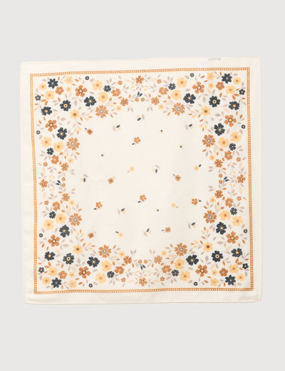 Foulard ecru femme