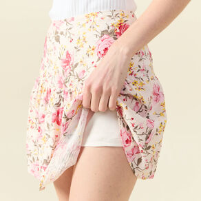jupe evasee blanc femme Jupe évasée blanc femme