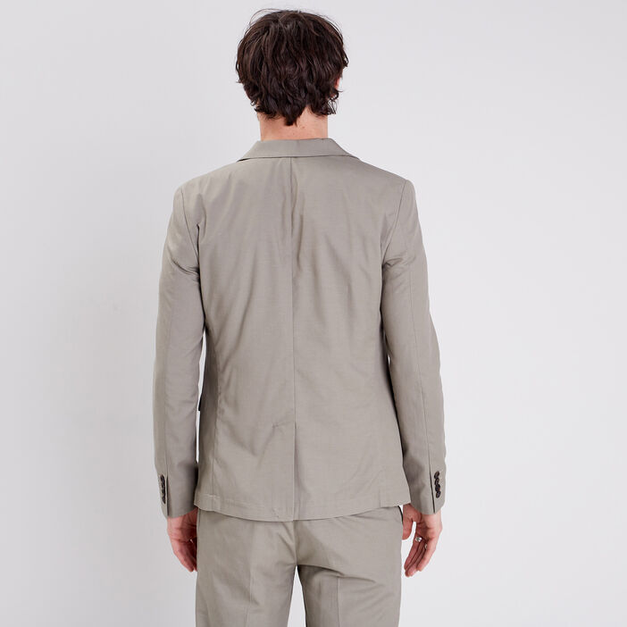 Veste blazer droite vert kaki homme