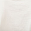 T-shirt en coton manches courtes ivoire femme